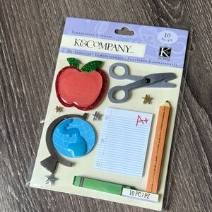 ❤️$3 K&C Company Classroom Fun Dimensional Sticker